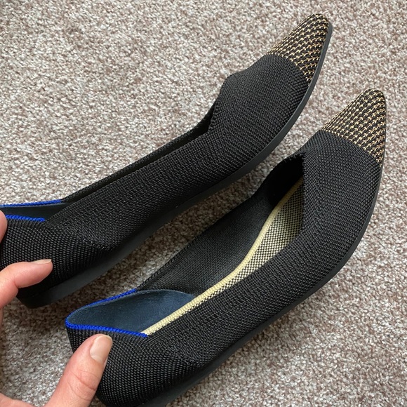 Rothy’s Pointed Toe Flats in Licorice - Picture 4 of 6